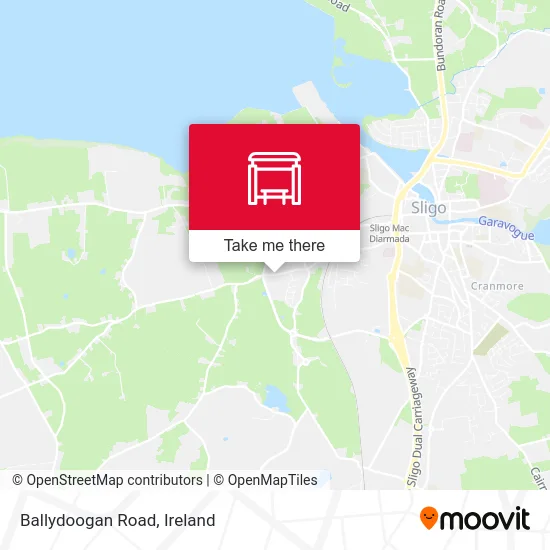 Ballydoogan Road map