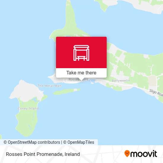 Rosses Point Promenade map