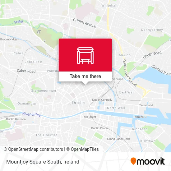 Mountjoy Square South map