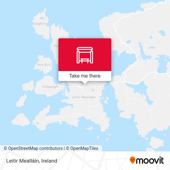 Leitir Mealláin map