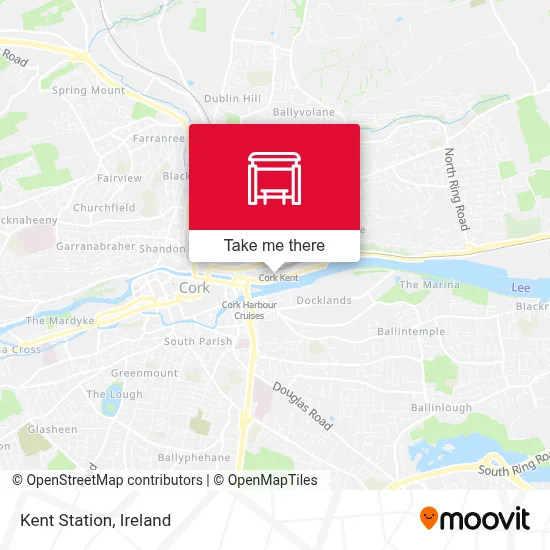 Kent Station map