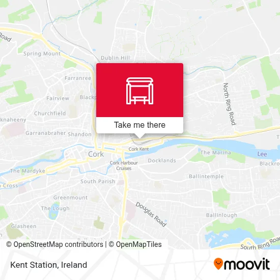 Kent Station map