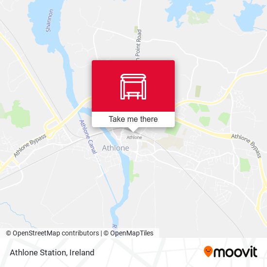 Athlone Station map