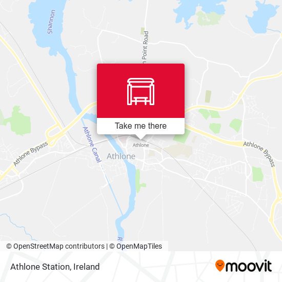 Athlone Station map