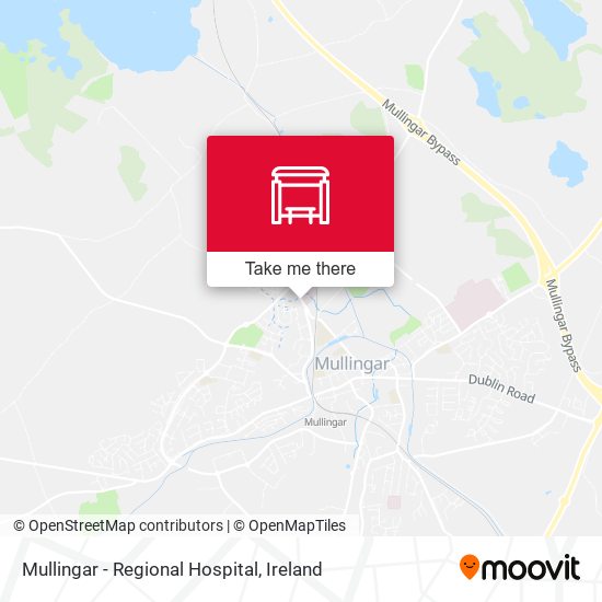 Mullingar - Regional Hospital map