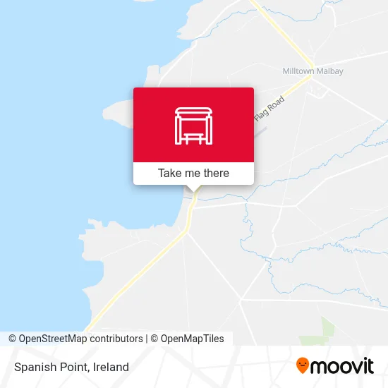 Spanish Point map