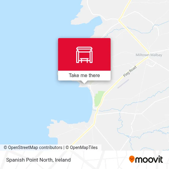 Spanish Point North map