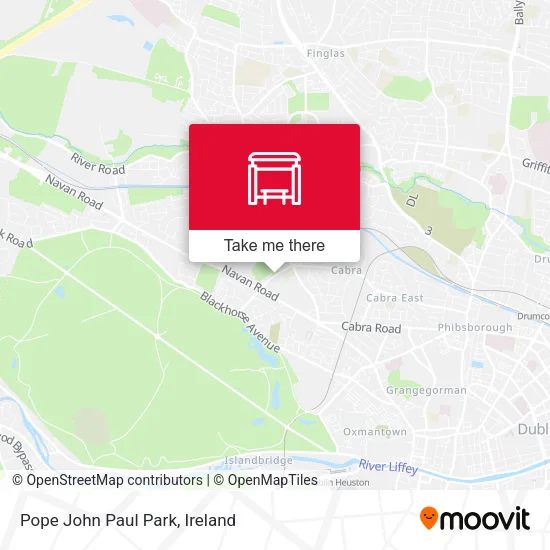 Pope John Paul Park map