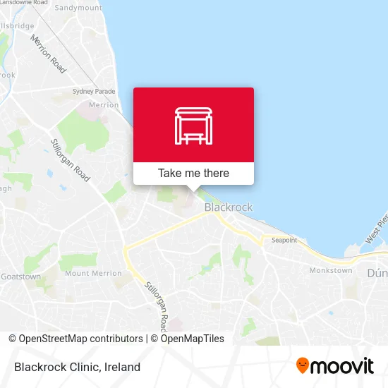 Blackrock Clinic map