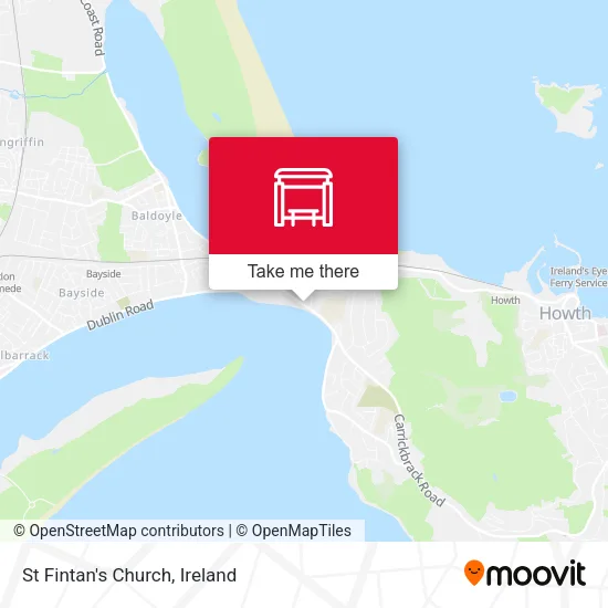 St Fintan's Church map