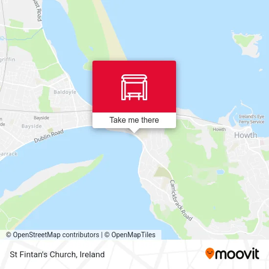 St Fintan's Church map