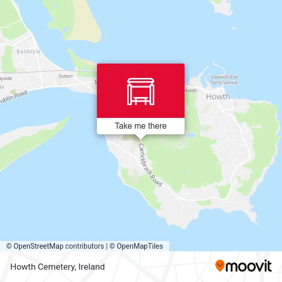 Howth Cemetery map