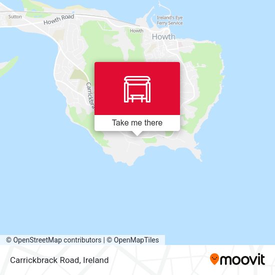 Carrickbrack Road map