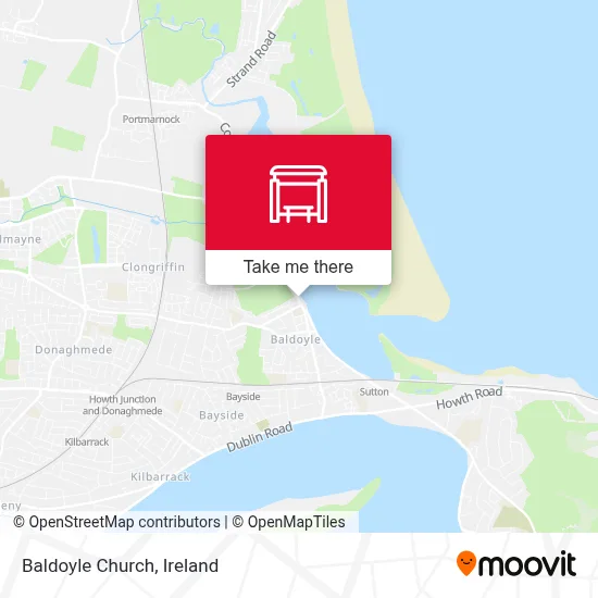 Baldoyle Church map