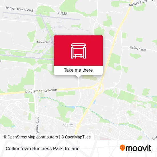 Collinstown Business Park map