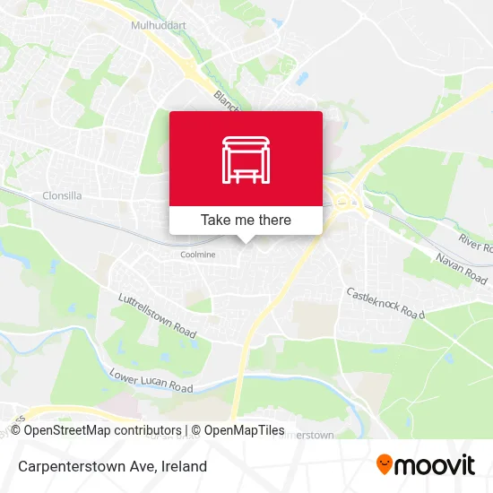 Carpenterstown Ave map