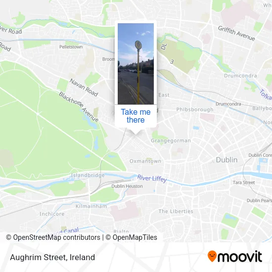 Aughrim Street map