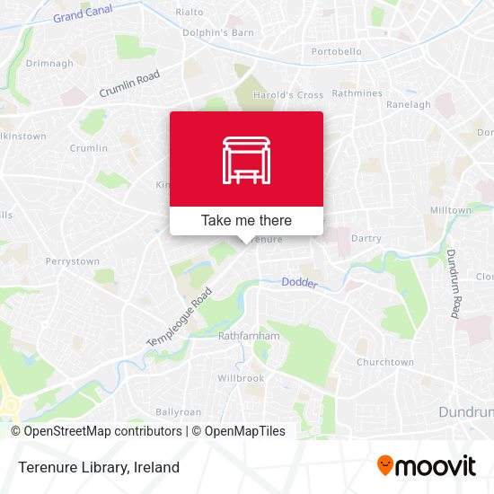 Terenure Library map