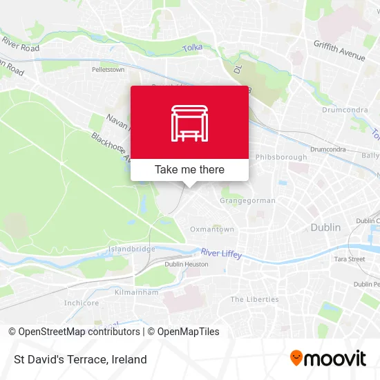 St David's Terrace map