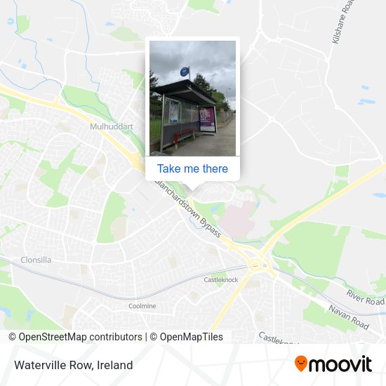 Waterville Row map