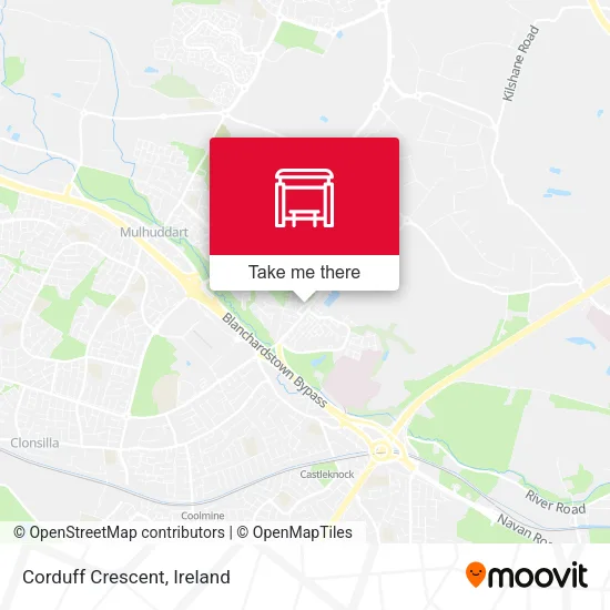 Corduff Crescent map
