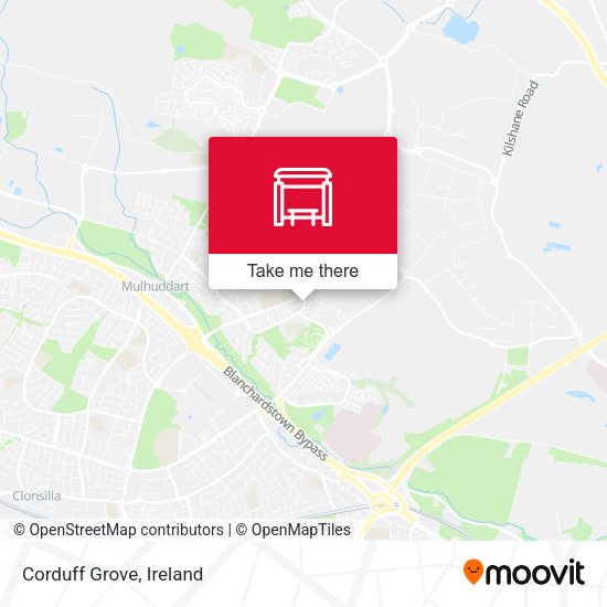 Corduff Grove map