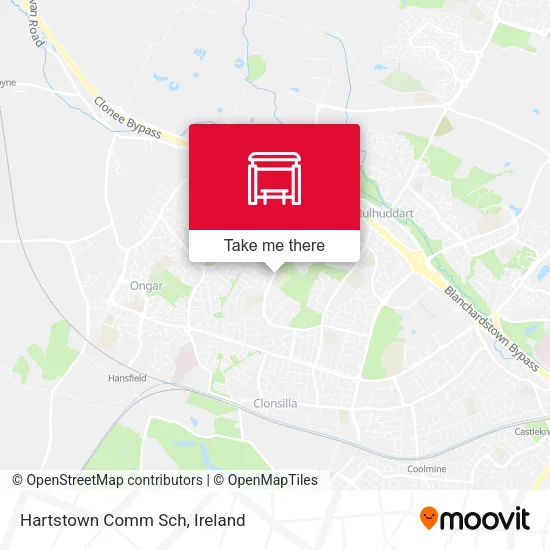 Hartstown Comm Sch map