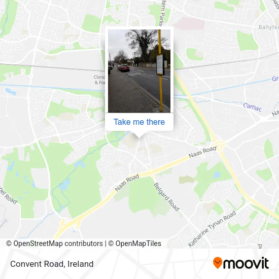 Convent Road map