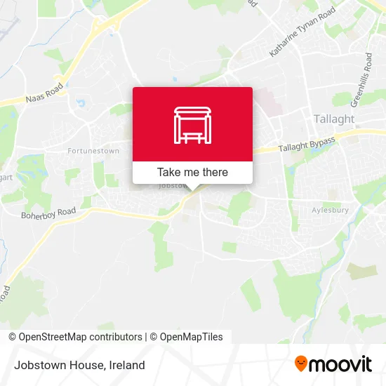 Jobstown House map
