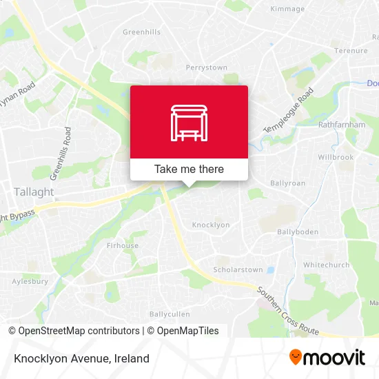 Knocklyon Avenue map