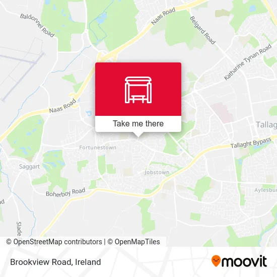 Brookview Road map