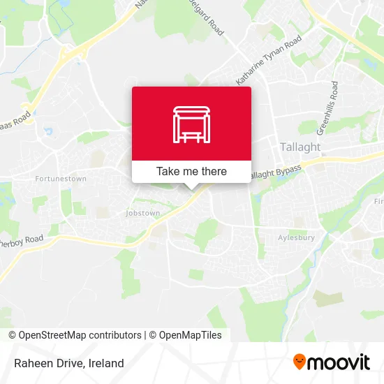 Raheen Drive map