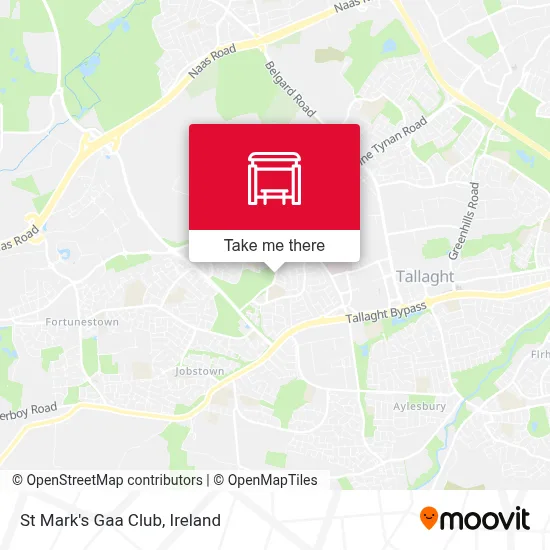 St Mark's Gaa Club map