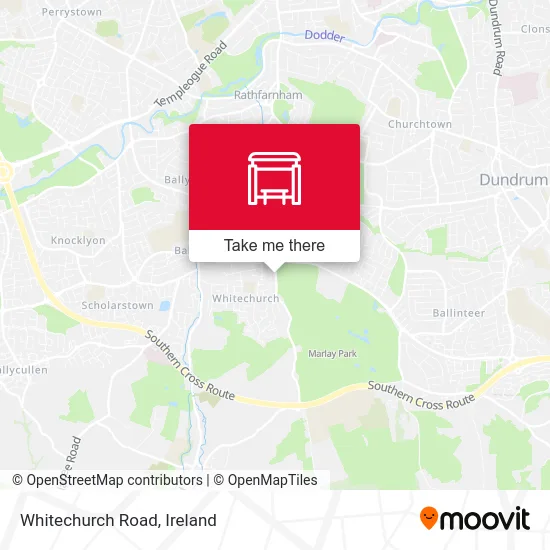 Whitechurch Road map