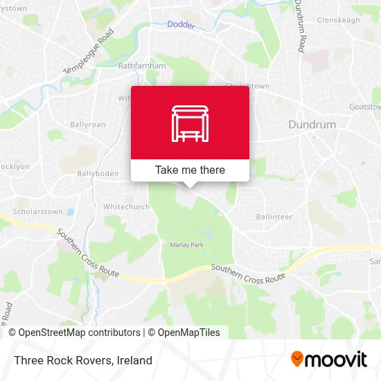 Three Rock Rovers map