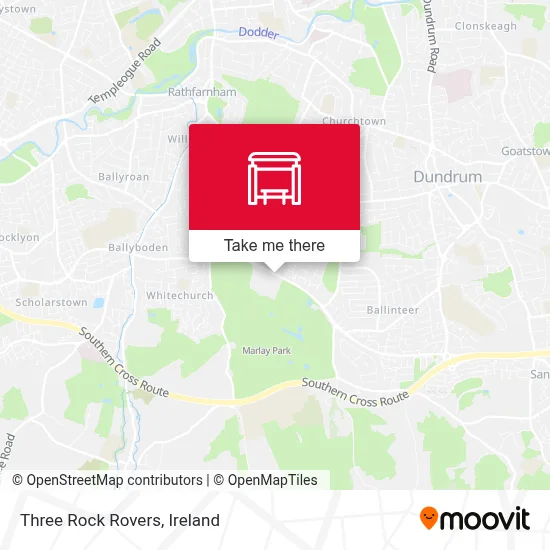 Three Rock Rovers map