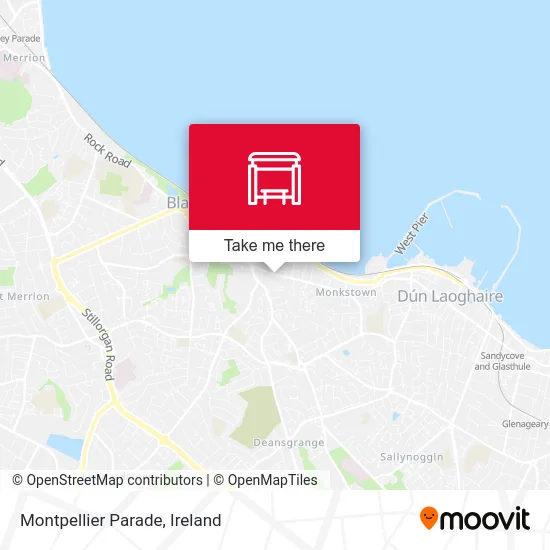 Montpellier Parade map