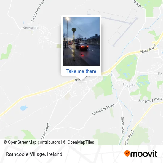 Rathcoole Village map