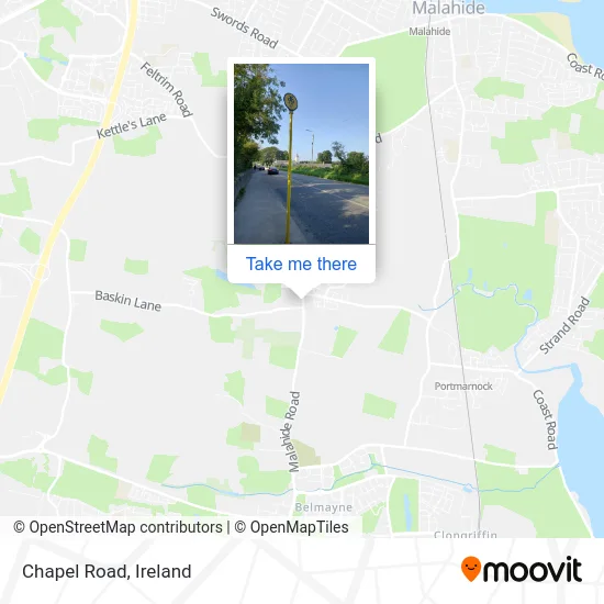 Chapel Road map