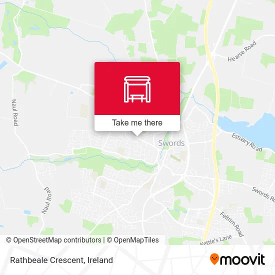 Rathbeale Crescent map