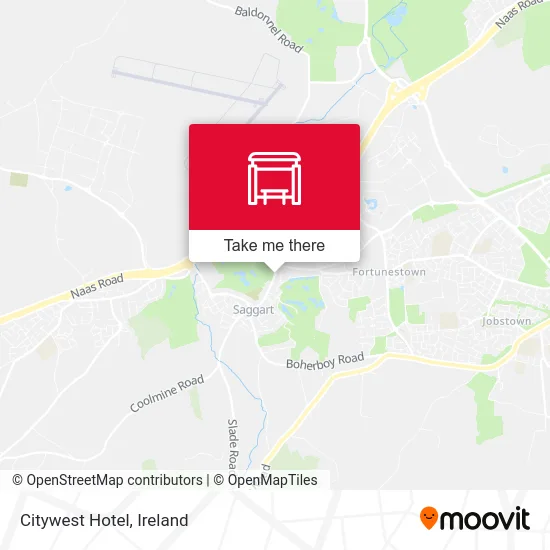 Citywest Hotel map