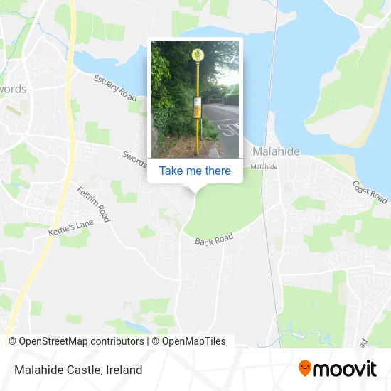 Malahide Castle map