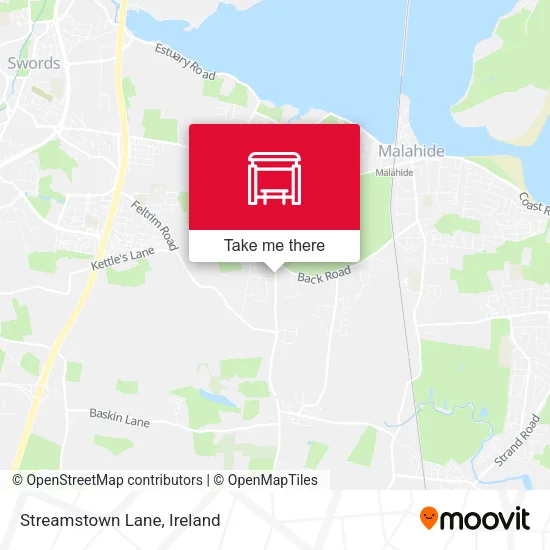 Streamstown Lane map