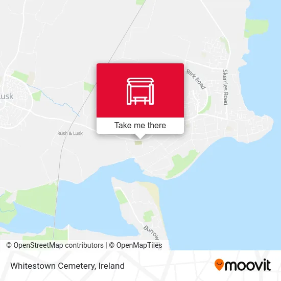 Whitestown Cemetery map