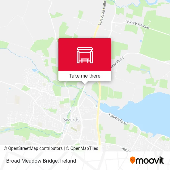 Broad Meadow Bridge map
