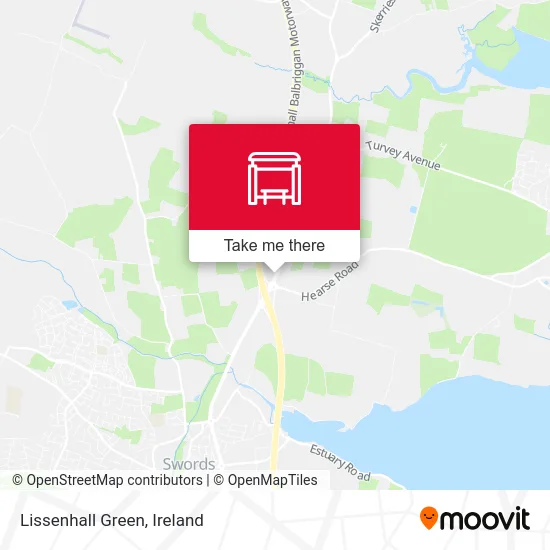 Lissenhall Green map