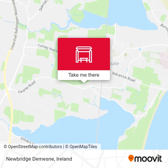 Newbridge Demesne map