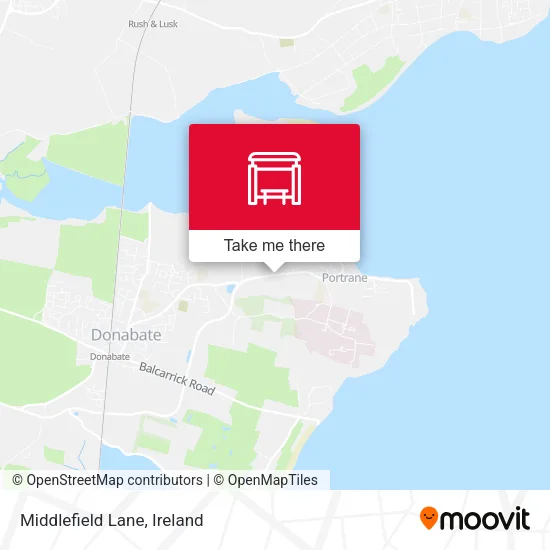 Middlefield Lane map