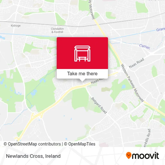 Newlands Cross map