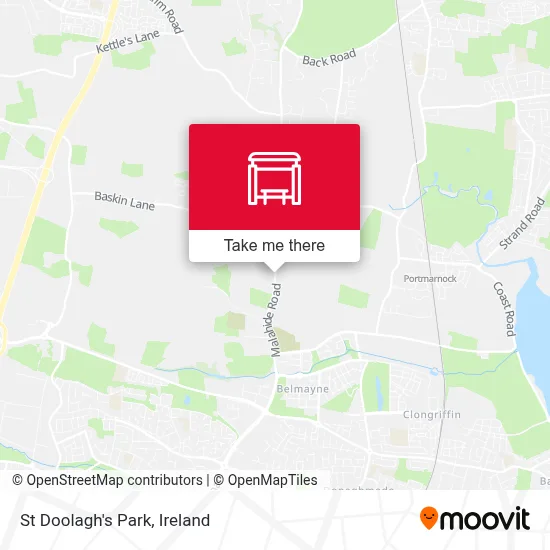 St Doolagh's Park map